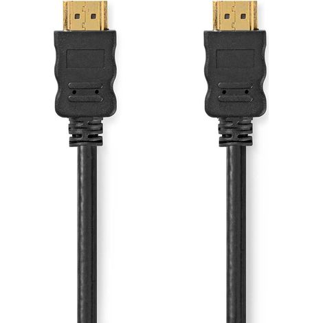 Cavo hdmi ad alta velocita con ethernet connettore hdmi connettore hdmi 4k30hz arc 102 gbps 500 m rotondo pvc nero scatola (1/3)