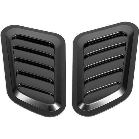 Autocollant décoratif ABS pour voiture, prise d'air, cache capot noir (1/5)