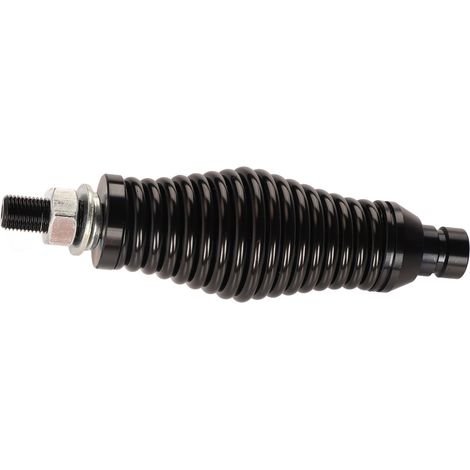 Support d'antenne à ressort avec lampe fouet LED noire antichoc, robuste et à dégagement rapide pour radio CB de véhicule