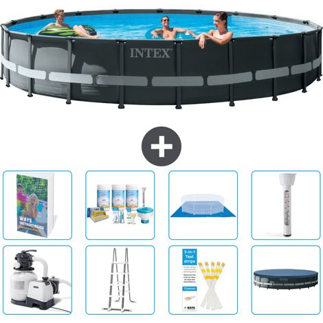 Intex Piscine Ultra XTR Ronde - 610x122 cm - 9-pièces  S574