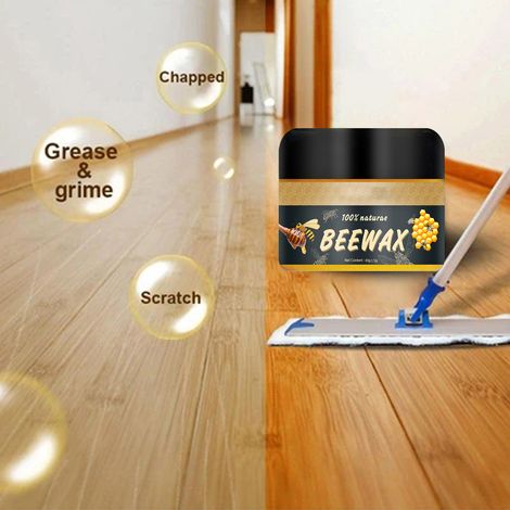 Cire à Polir Multifonctionnelle Naturelle pour Bois eelhoe Beeswax 80g Canned - Nettoyage, Protection et Lustrage pour Tables, Meubles et Parquets (1/5)