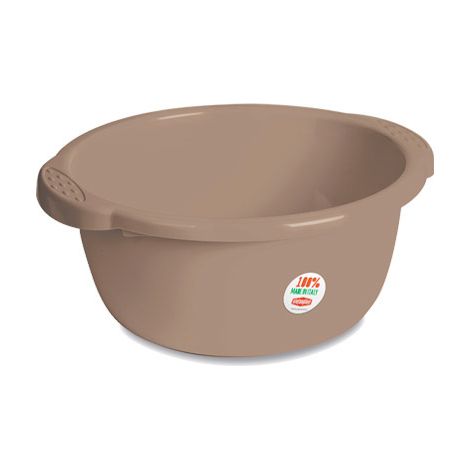 Bacinella rotonda primavera 40x18H tortora Stefanplast