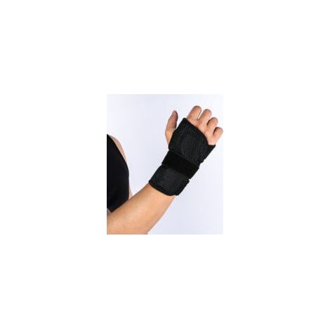 Gant de rééducation sportive main droite, noir, taille universelle, soutien et protection ciblés (1/5)