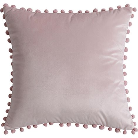 Housse De Coussin Velours - 45 X 45 Cm - Fermeture Éclair Cachée - Lot De 2 - Pour Canapé Chambre Bureau Extérieur (1/5)
