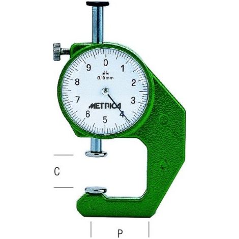Jauge d'épaisseur METRICA 43052 – Mesure rapide jusqu'à 20 mm