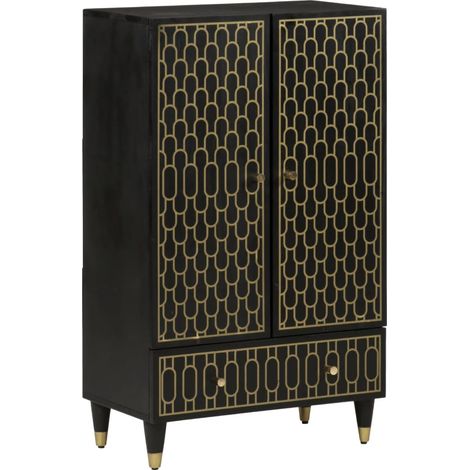 Credenza 60x33x110 cm in Legno Massello di Mango vidaXL (1/5)