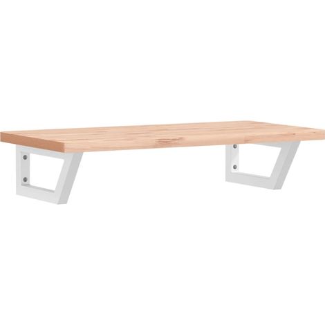 Maison Exclusive - Waschbeckenregal Wandmontage Stahl und Massivh