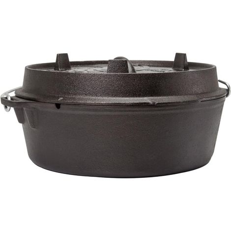 Petromax Feuertopf FT6, 5,7 L mit Füßen 36,5x20x33 cm