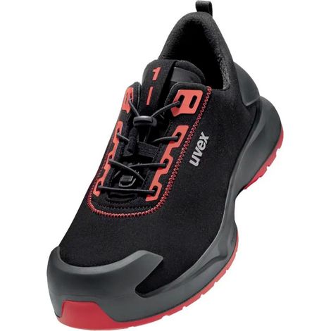 uvex Halbschuhe 1 x-craft S3L schwarz rot Weite 11 Größe 40 (1/5)