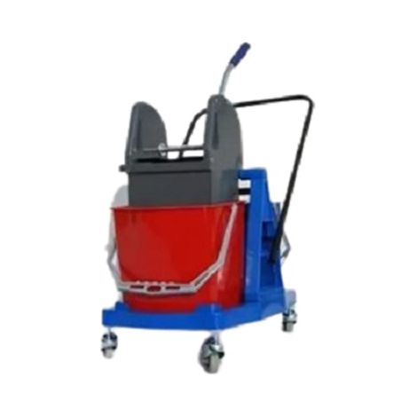 Chariot lavage paul 2 x 15 l avec timon et presse a machoire
