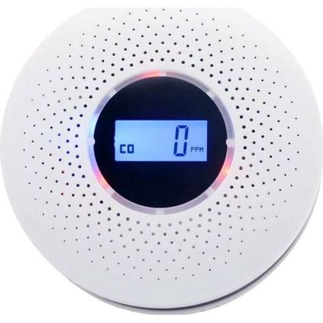 Détecteur de fumée et de monoxyde de carbone 2 en 1 : protection incendie et sécurité CO