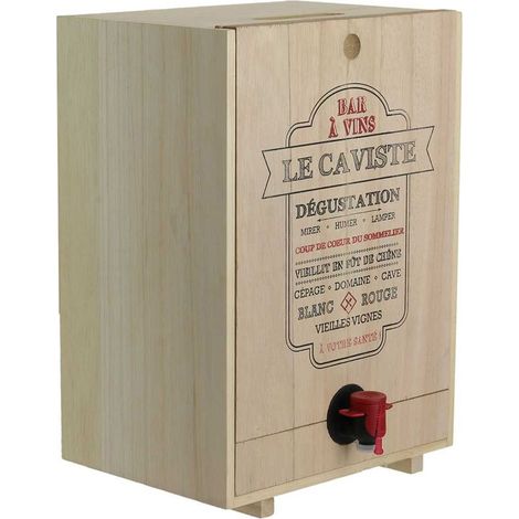 Distributeur de Vin en Bois 3L ou 5L avec Poche - RENYAR
