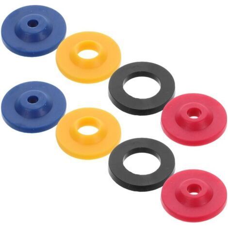Kit of 8 Waterproof Silicone Water Flow Restrictors 4 Various Sizes Seals for Nozzle and Pipe Pressure for Water Saving Practical and Solid Accessory (1/5)