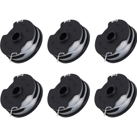 Lot de 6 bobines de rechange pour débroussailleuse sans fil Parkside PRTA 20-Li C3 IAN351753 (1/3)