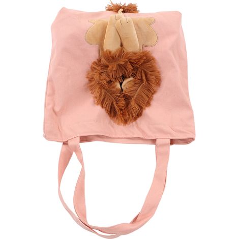 Haustiertasche aus Canvas, niedliche Löwenform, großes Fassungsvermögen, tragbare Schultertasche für Haustiere für Outdoor-Aktivitäten, Typ 1 (1/5)