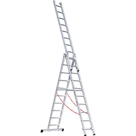 Euroline Premium 307 Mehrzweckleiter 3x10 Sprossen (1/5)