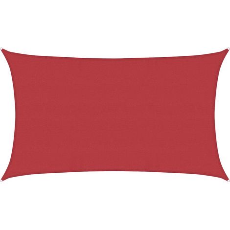 Vela Parasole 160 g/m² Rossa 5x8 m in HDPE vidaXL (1/5)