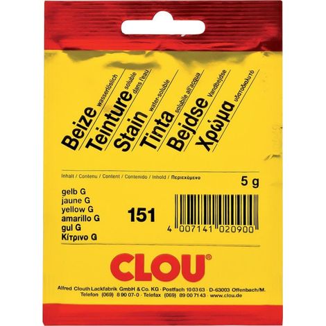 Clou Pulverbeize 5 g gelb Beizen (1/3)