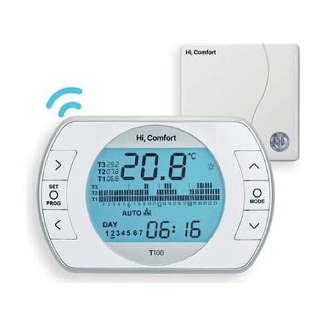 Cronotermostato modulante Beretta/Riello Hi, Comfort T100 Wi-Fi 20193354