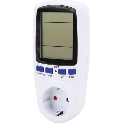 PM01 Leistungsmesser mit Spannungs-, Strom- und Frequenzdetektoren, Messbuchse, Energiezähler, EU-Stecker, 230 V (1/5)