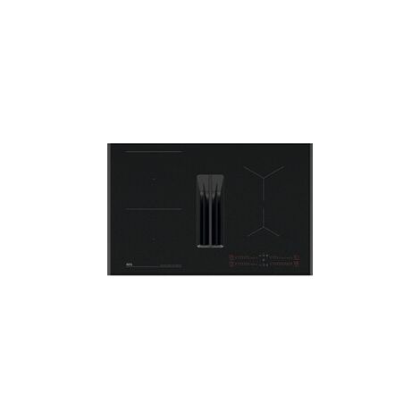AEG – Plaque de cuisson avec hotte intégrée 80 cm – 4 foyers induction – Puissance 7350 W – Commande sensitive – Mode recyclage (1/5)