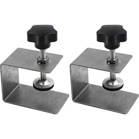 Morsetti per l'installazione di frontali per cassetti Ulisem S, 2 pezzi, morsetti per l'installazione di frontali per cassetti, utensili per la lavorazione del legno, dima per cassetti (1/4)