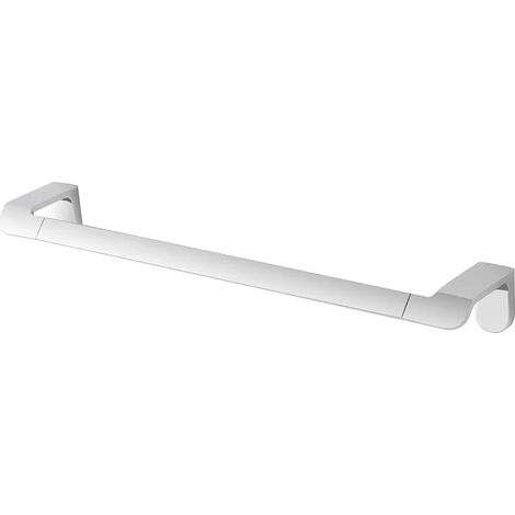 Porta asciugamani diritto L 45 cm da muro in acciaio cromo Fusion (1/3)