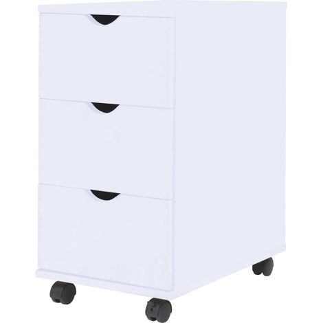 Mueble de cajones blanco 33x45x60 cm vidaXL
