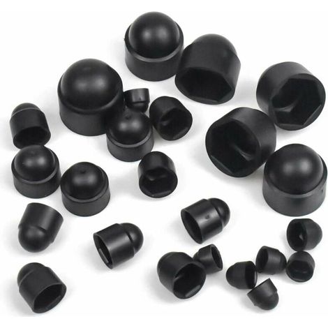 Bouchons De Boulons - Bouchons Décrous Hexagonaux En Plastique - Pour Protection Vis Et Écrous - M4 M5 M6 M8 M10 M12 - Lot De 145 Pièces