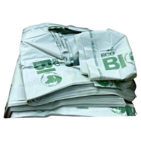 Il Sacco Sacchi Rifiuti Biodegradabili Mater-Bi Verde 30+10+10X60 Cm - 500 Pz 12 Gr