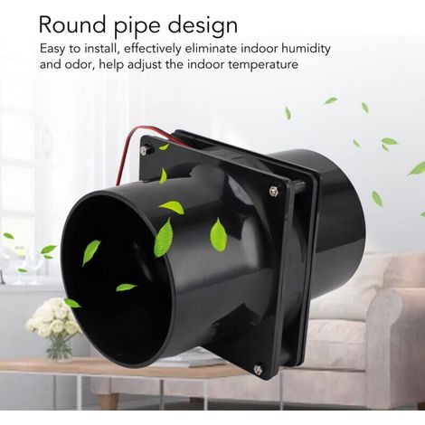 SNQ – Ventilateur d'extraction solaire 10W – Panneau solaire 12V – Installation facile pour serres, camping-cars et poulaillers – Poids 345g