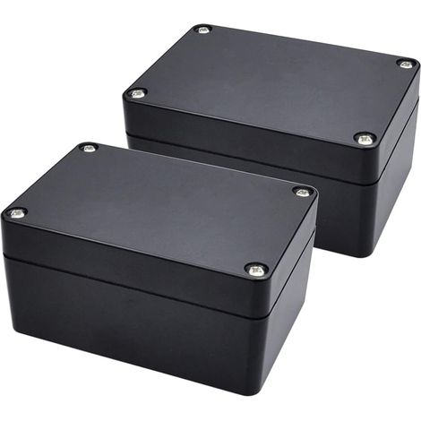 Lot de 2 boîtiers de jonction étanches IP65 en plastique, 100 × 68 × 50 mm (1/5)