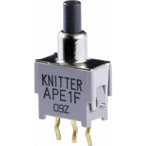 Knitter-Switch APE 1F APE 1F Drucktaster 48 V DC/AC 0.05 A 1 x Ein/(Ein) tastend (L x B) 9.5 mm x 5