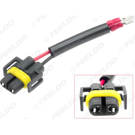 Câble adaptateur pour phares automobiles H11-21 vers douille H11B, câble de conversion pour lampes LED/HID automobiles