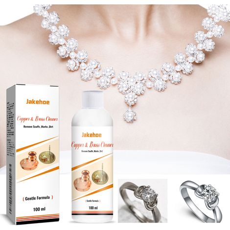 Schmuckreiniger – Reinigt, entfernt Flecken, beugt Oxidation und Anlaufen vor und pflegt Schmuck – 100 ml -- BIEMMEDUE (1/5)