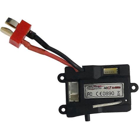 Contrôleur de vitesse électronique ZJ07, prise de type T, compatible avec les accessoires de voiture télécommandée Xinlehong 9130 9135 9137 1/16. (1/5)