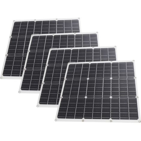 WLAN-Wechselrichter-Solarpanel-Set, monokristallines Silizium-Solarpanel-Kit für Haus, Balkon, Terrasse, EU-Stecker 220 V (1/5)