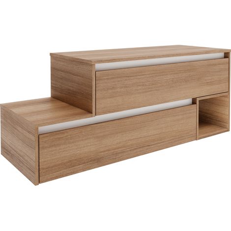 FACKELMANN VITA L-Waschtisch-Unterschrank mit Adeckplatte (1/3)
