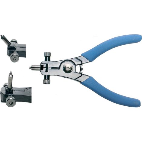 Pinze per clips esterni BGS con punte orientabili a 3 posizioni