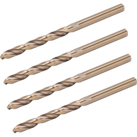 10 Stück Spiralbohrer HSS mit geradem Schaft, Stahlbohrer, Metallbearbeitungswerkzeug, Zubehör, 5,5 mm (1/5)