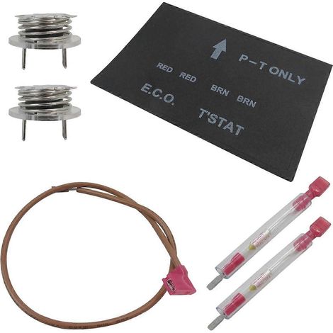 Kit de thermostat pour chauffe-eau de camping-car Atwood GC6AA8E (gaz/électrique), avec remplacement du disjoncteur thermique. (1/4)