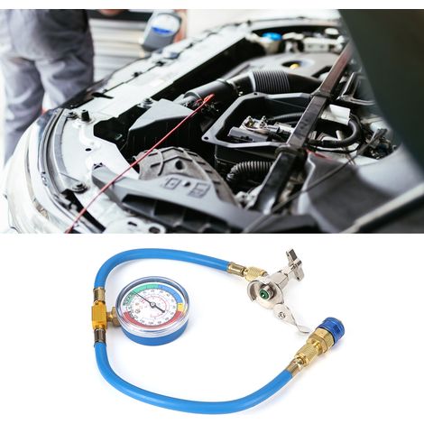 Klimaanlagen-Befüllschlauch R134A mit Manometeradapter – Reparaturwerkzeug für Auto-Klimaanlagen (1/5)