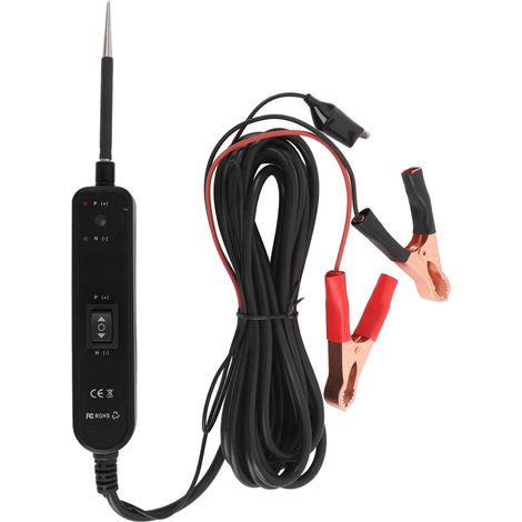 Testeur de Circuit électrique de voiture DC6 à 24V, courant de coupure 7A, Protection contre les courts-circuits, sonde d'alimentation pour automobile noir