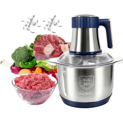 Hachoir de cuisine électrique 5 L 500 W 2 lames pour noix (1/5)
