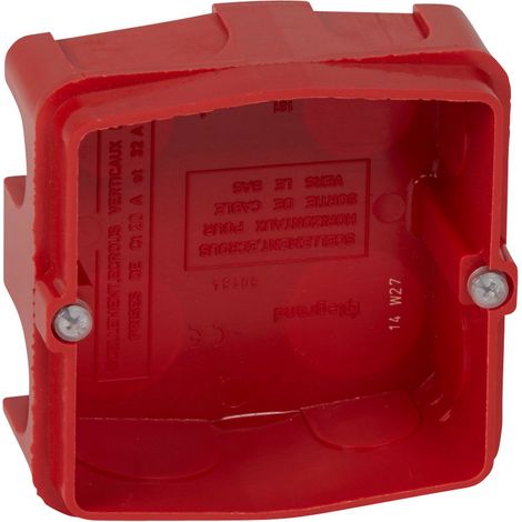 Legrand – Boîte d'encastrement pour maçonnerie – Prise 20A à 32A – Profondeur 40mm – Fixation par scellement pour installations intensives