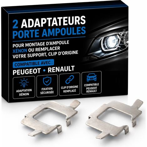 2 Adaptateurs Porte Ampoules BMW X5 pour ampoules kit xénon de conversion HID (1/2)