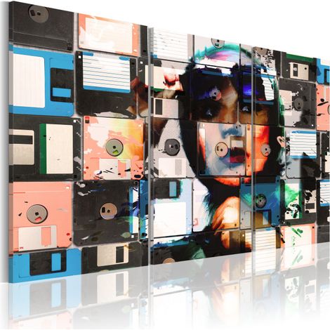 Tableau Imprimé "Memory Snapshots" 60 x 90 cm (1/2)