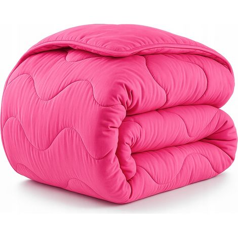 Couette En Laine D'hiver - Rose - 160x200cm - Chaleur - Hiver (1/5)