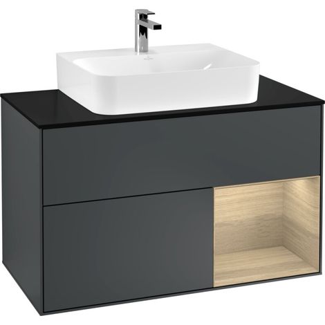 Villeroy & Boch F122PCHG Meuble sous-lavabo Finion F12 (1/2)