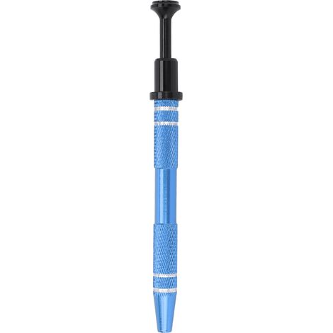 Pince à bec fin pour réparation de montres, accessoire de bijouterie, porte-diamant 4 griffes en alliage, bleu, outil de précision portable (1/5)